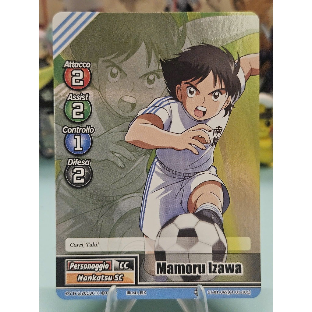 Thẻ Mamoru Izawa Panini Captain Tsubasa Season 1 (Nankatsu) (Bóng Đá)