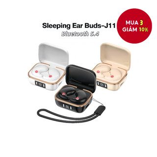Tai Nghe Ngủ J11 Tai Nghe Bluetooth V5.4 Chống Nước IPX5 Pin Trâu Micro Kép Âm thanh HiFi