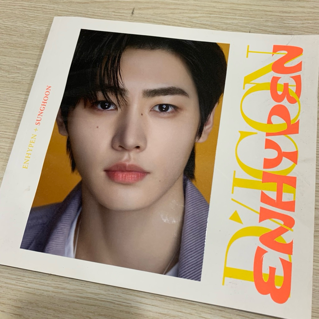 ENHYPEN Dicon photobook bìa Sunghoon mặc định df hàng chính hãng Magazine