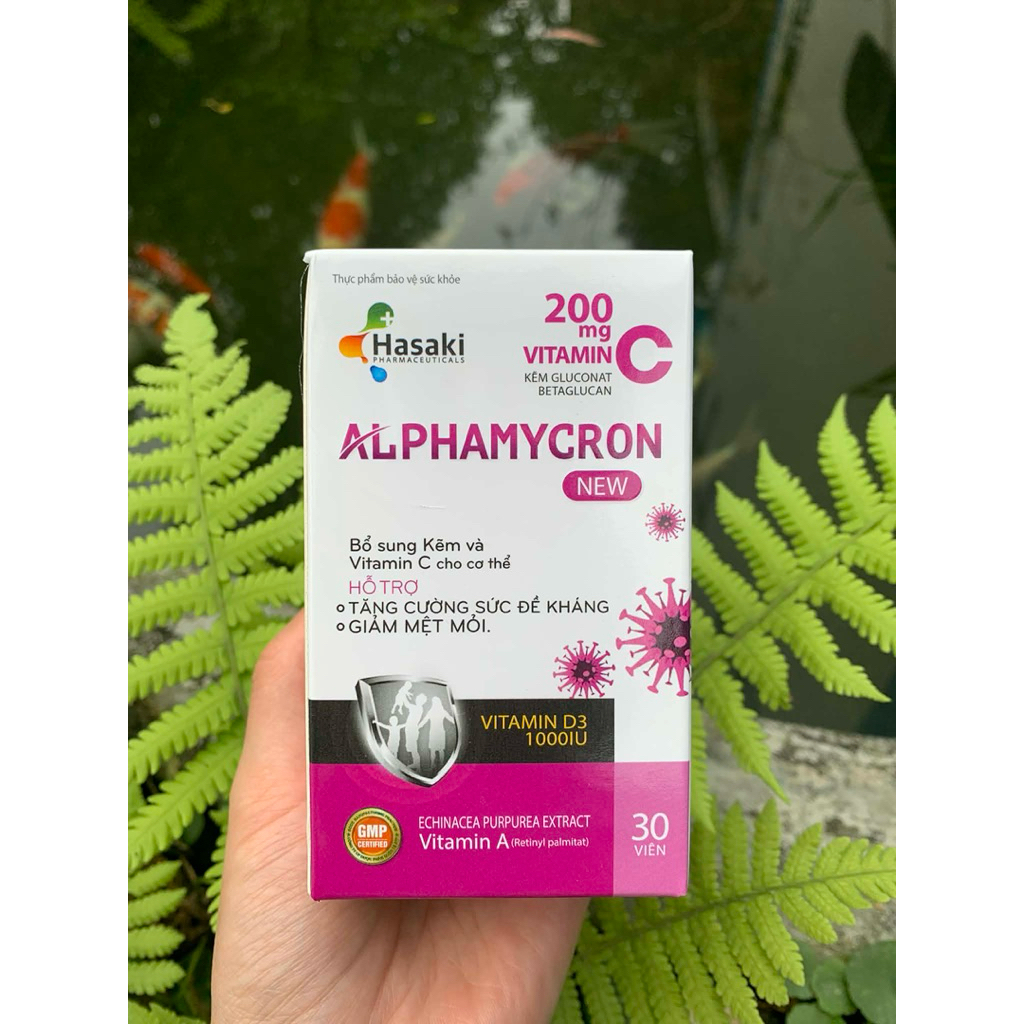 Viên uống Alphamycron cường miễn dịch ,ngừa HPV