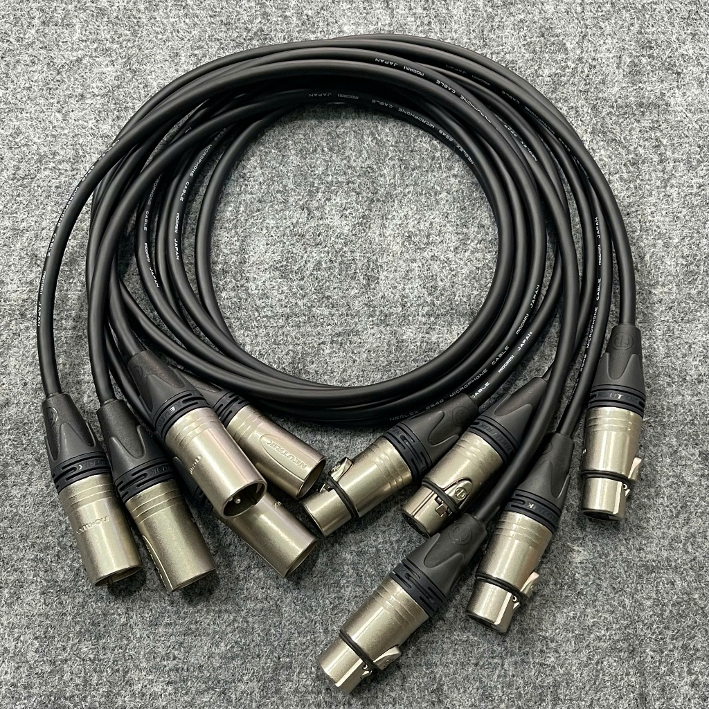 Dây Mogami 2549 Japan - Dây Canon Đực Cái Neutrik Trắng Chính Hãng, Dài 1m Giá 1 Sợi.