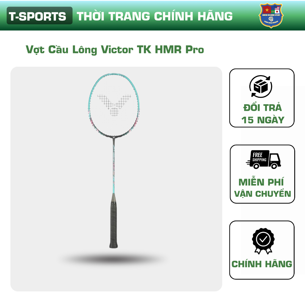 Vợt Cầu Lông Victor TK HMR Pro- Tấn Công, Smash uy lực, Thân dẻo