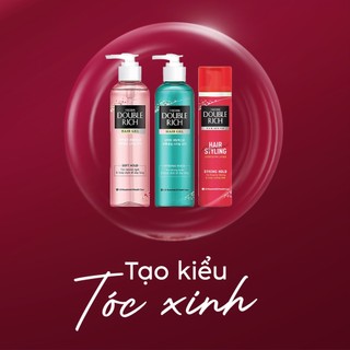 [LG Daily Beauty Official]Combo 2 Gel tạo kiểu tóc Double Rich Giữ nếp uốn tóc