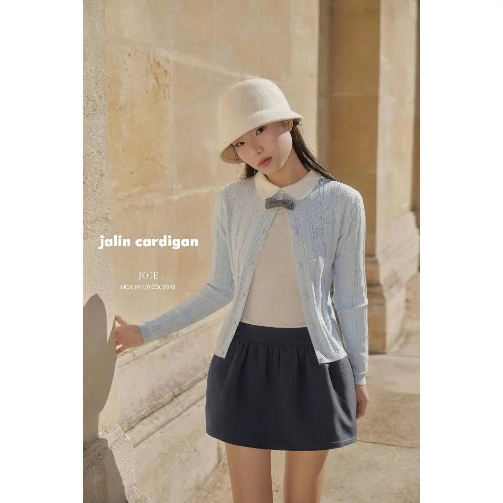 [Pass/Thanh lý] JOIE DES ROSES -  áo JALIN cardigan xanh JALIN CARDIGAN (đọc kỹ mô tả)