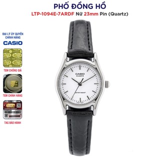 Đồng hồ nữ dây da Casio chính hãng Anh Khuê LTP-1094E-7ARDF