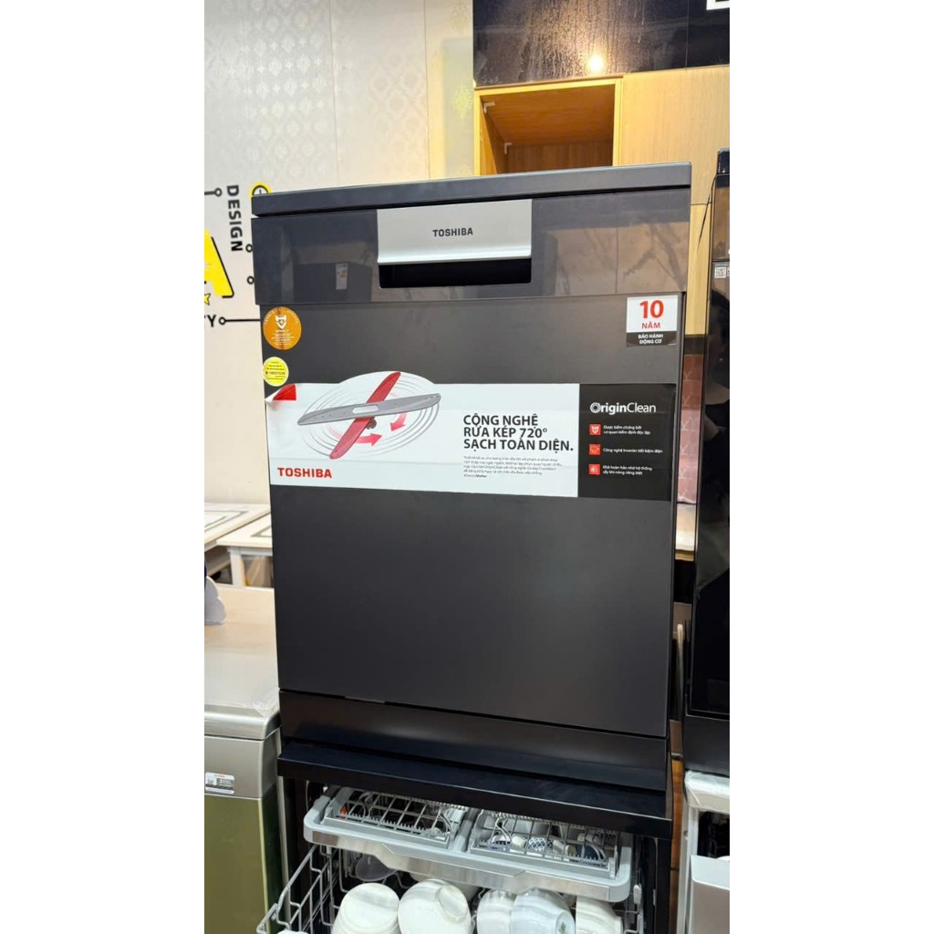 Máy rửa chén độc lập Toshiba DW-15F7(G)-VN