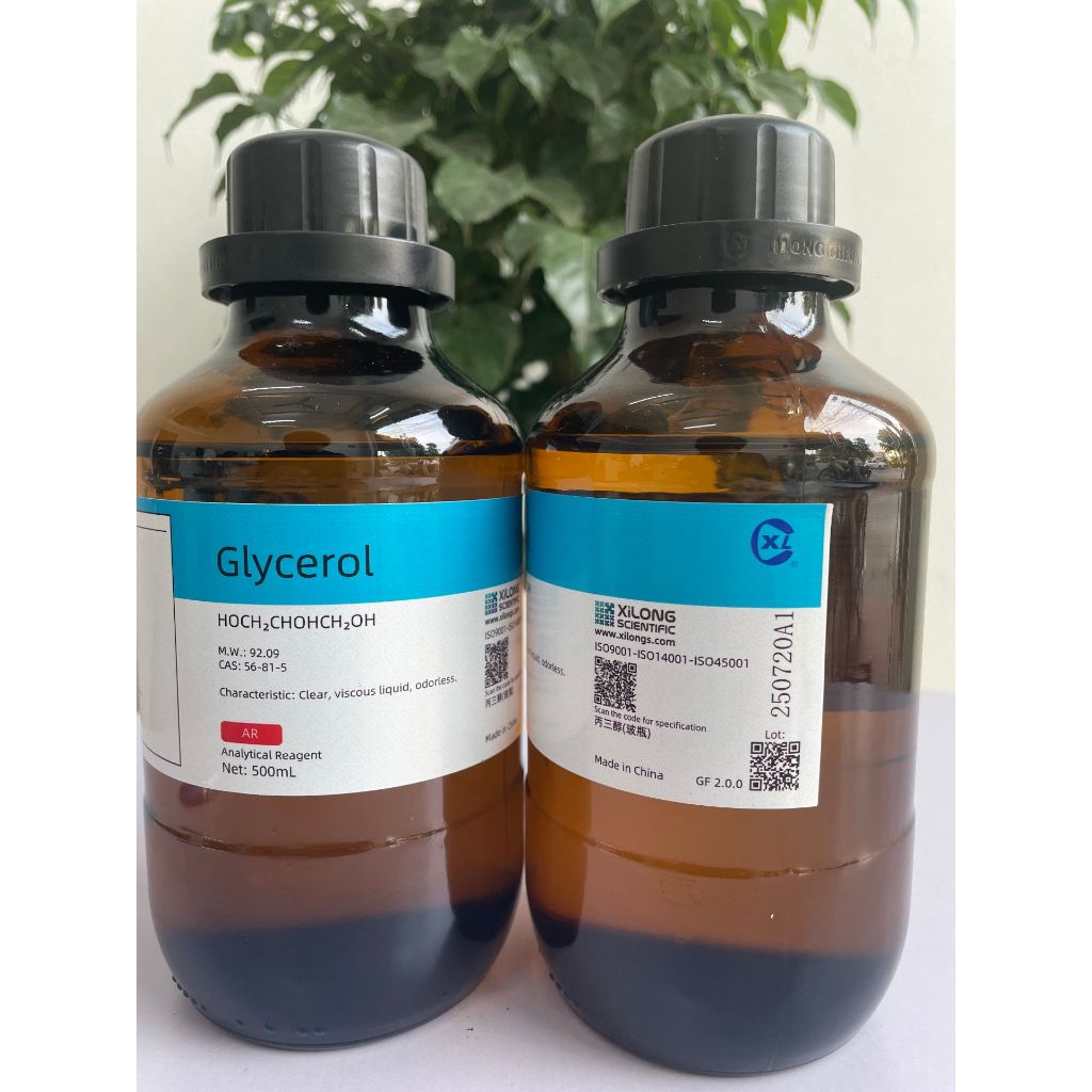 Glycerol AR 500ml – Glycerin – Hóa Chất Thí Nghiệm AR – Độ Tinh Khiết Cao