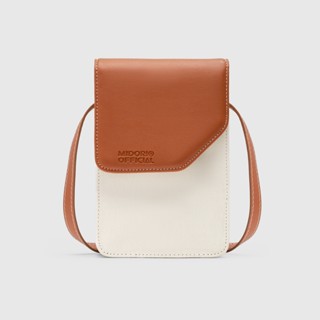 Túi Xách VILOR Đeo Chéo Đựng Điện Thoại Phối Da PU Nam Nữ Đi Chơi Polyester Trượt Nước | NICHE LUXURY