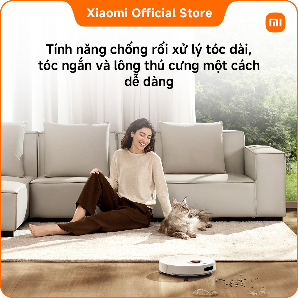 Robot hút bụi Xiaomi H40｜Quạt lực hút mạnh 10.000Pa｜Máy hút bụi có lực hút cực mạnh｜Hút tóc tức thì và dễ dàng | BigBuy360 - bigbuy360.vn