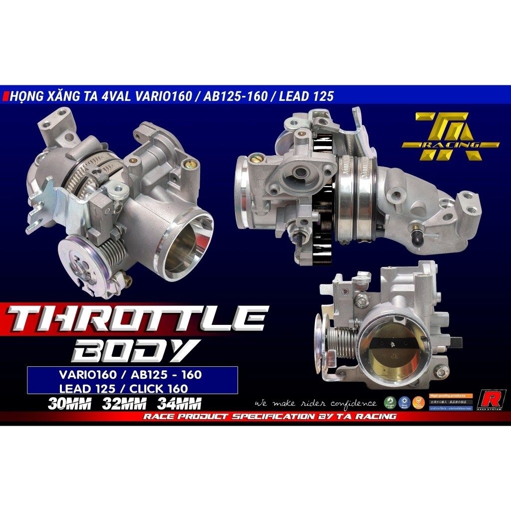 Họng xăng TA Vario 160 , AB125-160 4val , Lead 125 4val , Click 160,SH mode 4val