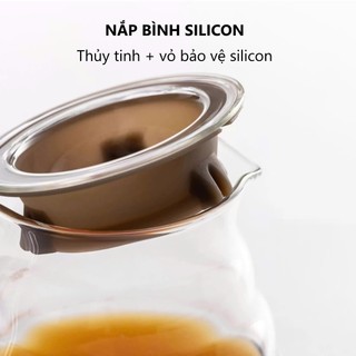 Volcano Bình thuỷ tinh đựng cà phê Cafede Kona