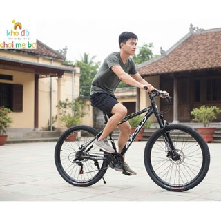 Xe Đạp Địa Hình APOLO 21 Tốc Độ-Khung Thép Carbon, 3 Đĩa 7 Líp KHO XE ĐẠP MẸ BƠ