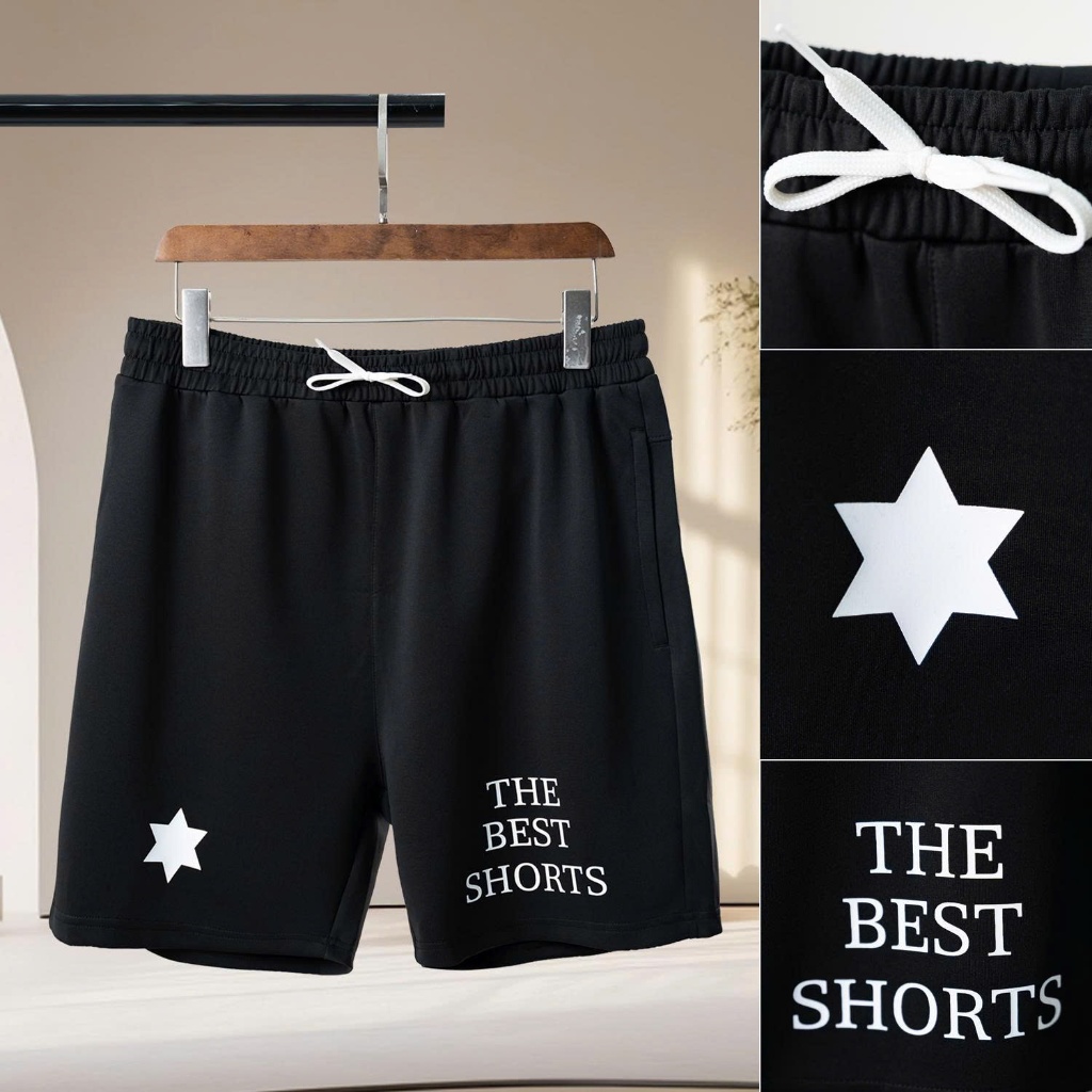 Quần Sooc Thun Big Size Nam 80-140kg AKYOO Vải Thun Co Giãn, Thoải Mái - ST D HT