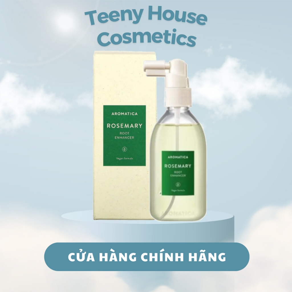 Xịt dưỡng chân tóc hương thảo Aromatica Rosemary Root Enhancer kích mọc tóc giảm rụng