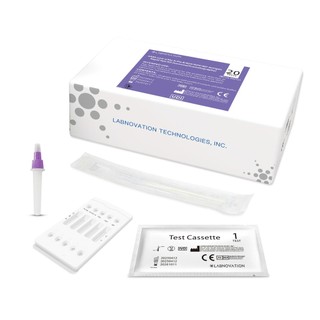 Bộ test xét nghiệm nhanh 6 trong 1 Cúm A/ Cúm B/ Covid19/ RSV/ Adeno Virus/ MP chính xác LABNOVATION