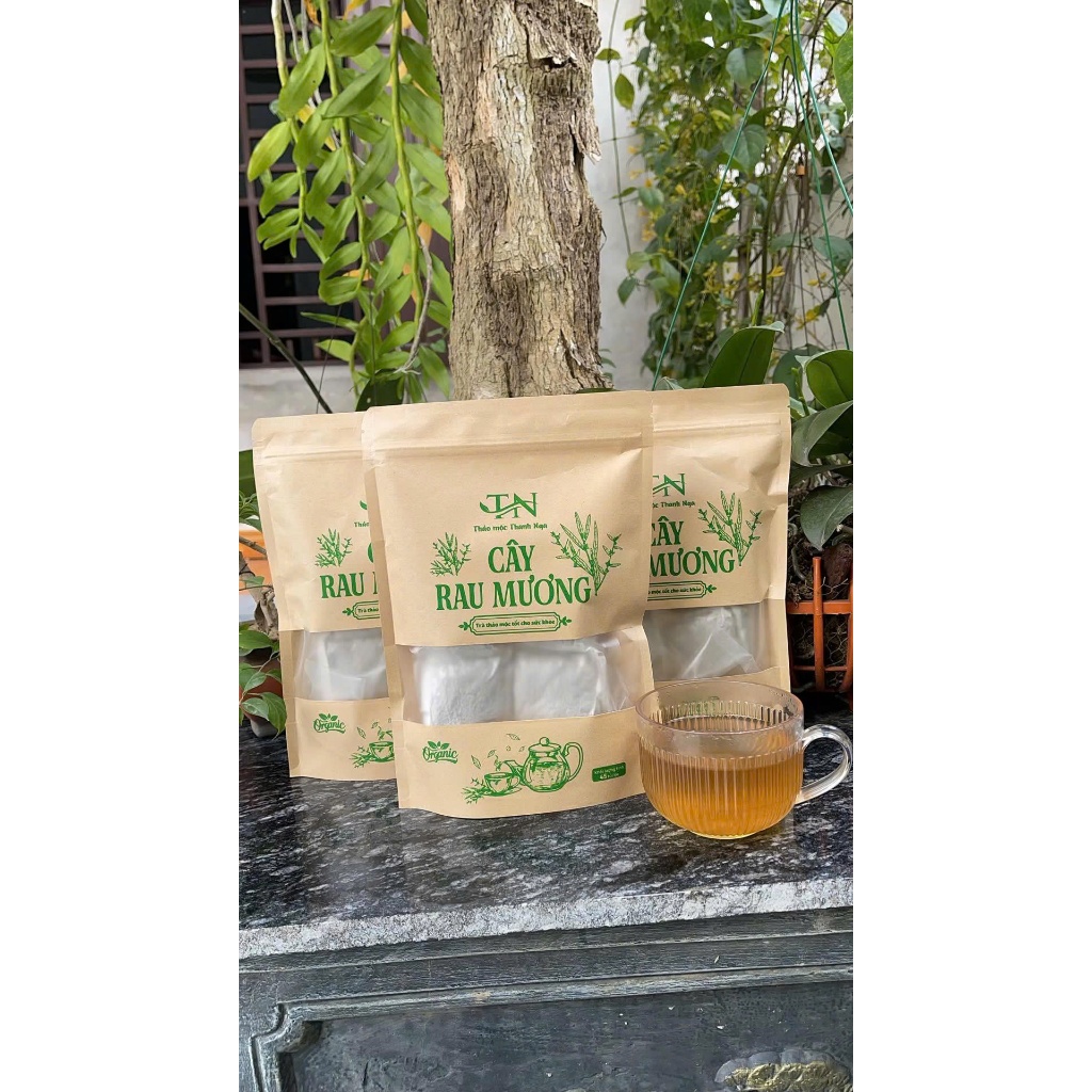 Trà Cây Rau Mương [ 30 túi lọc ] Hỗ trợ Đau dạ dày, diệt HP, Thanh nhiệt, giải Độc cơ thể, Tốt cho người tiểu Đường