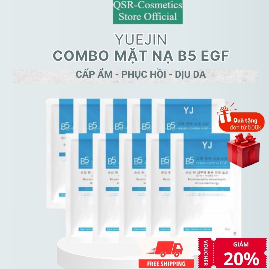 ( Chính Hãng )Combo 10 Miếng Mặt Nạ B5 Yuejin B5 EGF Mask