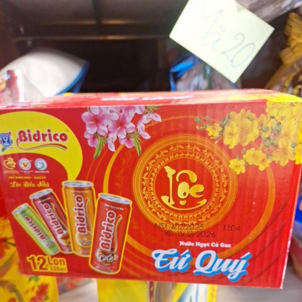 Thùng tứ quý xuân nước ngọt Bidrico