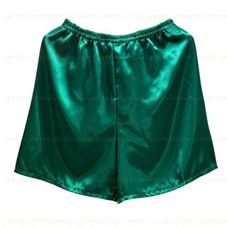 Quần đùi lụa Nữ massage, xông hơi spa  freesize -LỤA SATIN