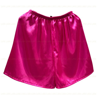 Quần đùi lụa Nữ massage, xông hơi spa  freesize -LỤA SATIN