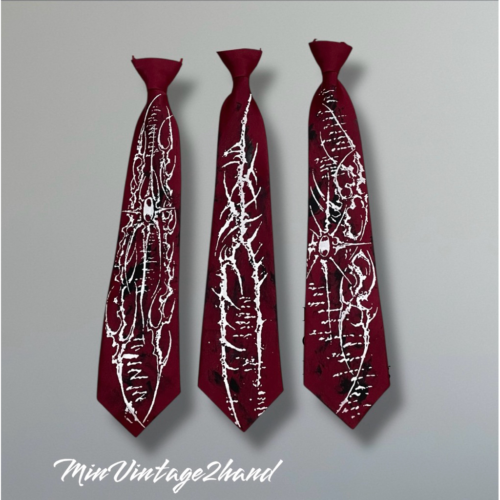 Cà Vạt custom phong cách y2k, punk đa dạng độc lạ