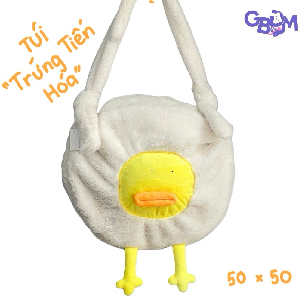 Gấu Bông Đình May Túi TRỨNG TIẾN HOÁ