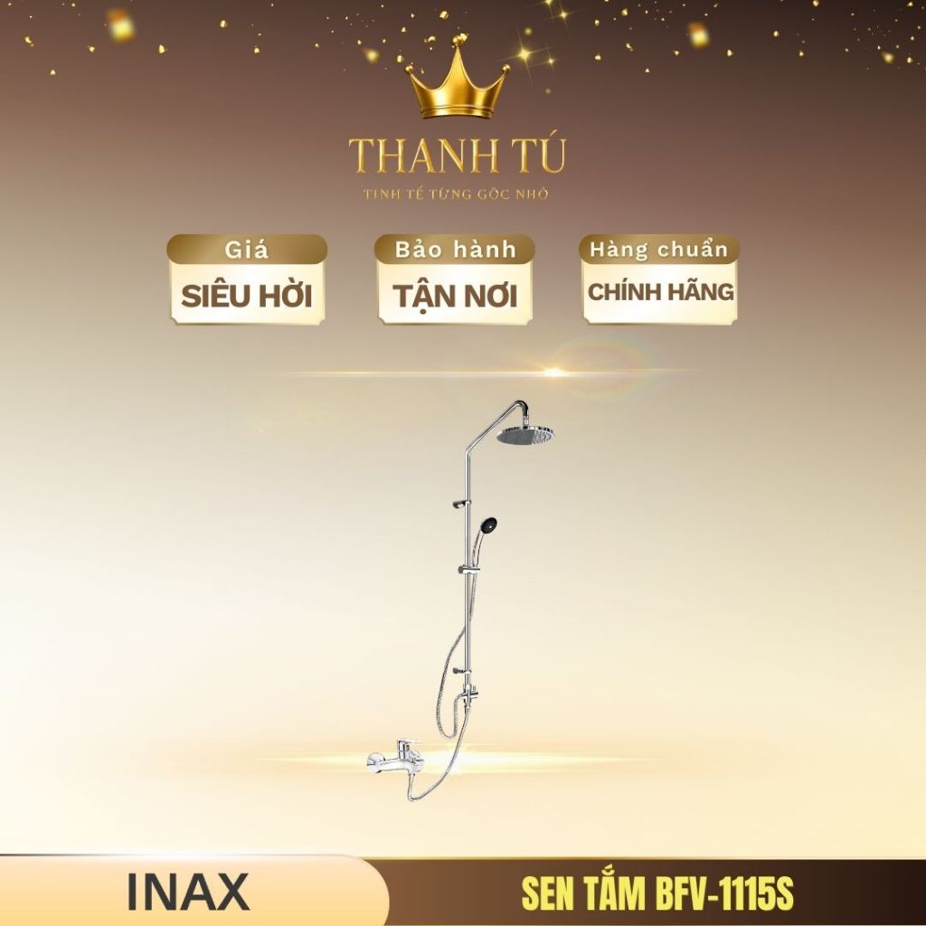 Sen tắm INAX nóng lạnh BFV-1115S điều chỉnh nhiệt độ nhanh, chống rò rỉ