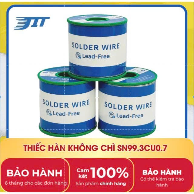 Thiếc Hàn Không Chì JIT Sn99.3Cu0.7 – Dây Hàn 0.8mm/1mm – Cuộn 1Kg