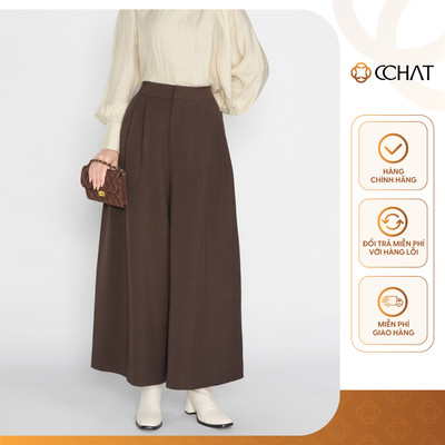 Quần Ống Rộng 𝐂𝐂𝐇𝐀𝐓 Dáng Suông Hara Đa Công Năng Chất Liệu Tuytsi Cao Cấp 25QDS2023ST