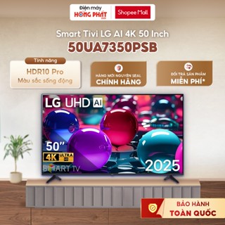 Smart Tivi LG AI 4K 50 Inch 50UA7350PSB - Công nghệ hình ảnh HDR - Điều Khiển Giọng Nói [GIAO TOÀN QUỐC]