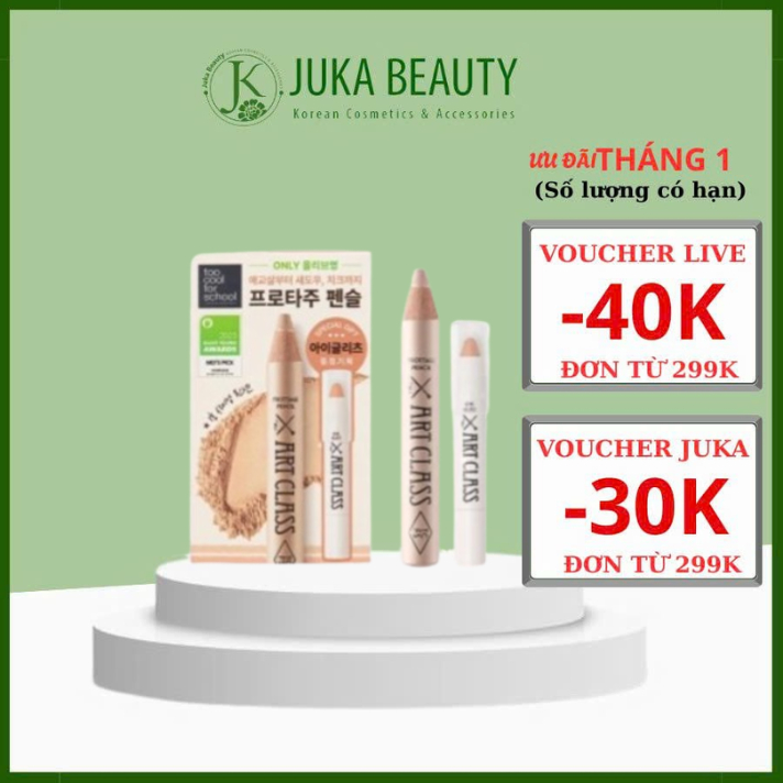 (BÁN SET VÀ CÂY LẺ) Chì đa năng + nhũ mắt Too Cool For School