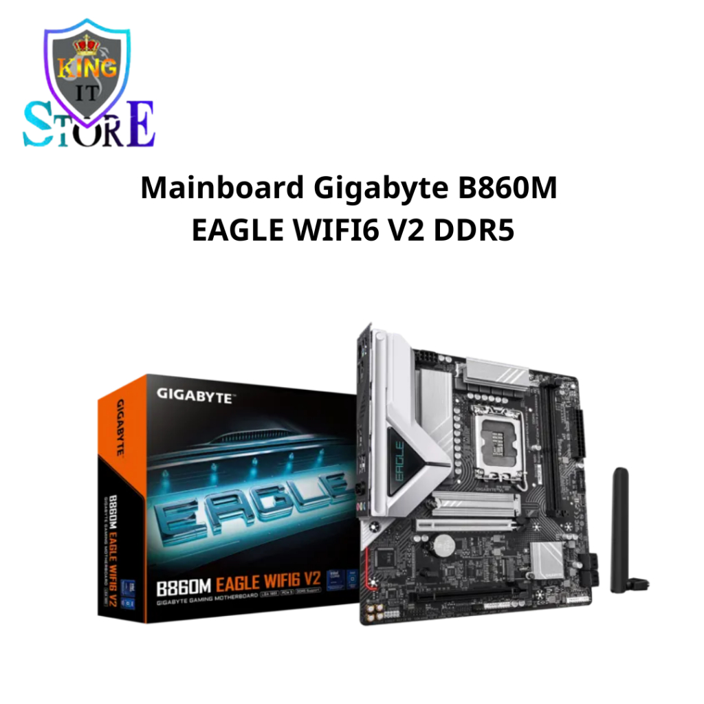 Main GIGABYTE B860M EAGLE WIFI6 V2 DDR5 (Socket LGA1851 | PCIe 5.0 x16 + M.2 PCIe 5.0/4.0 | HDMI+DP)