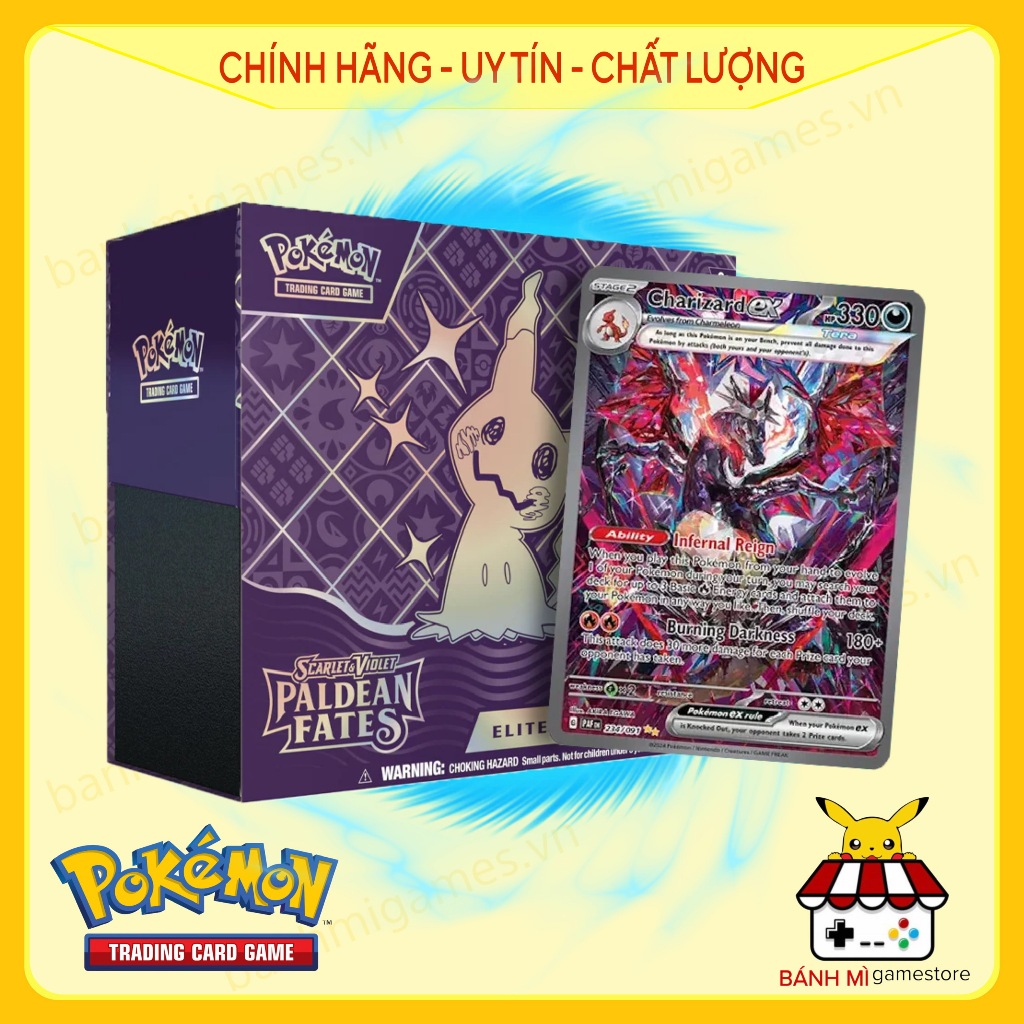 Pokemon TCG: Scarlet & Violet - Paldean Fates Elite Trainer Box