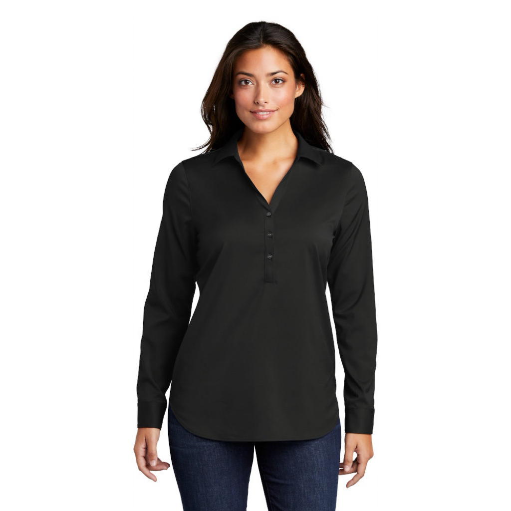 Áo sơ mi dài tay nữ VNXK Port Authority size M âu