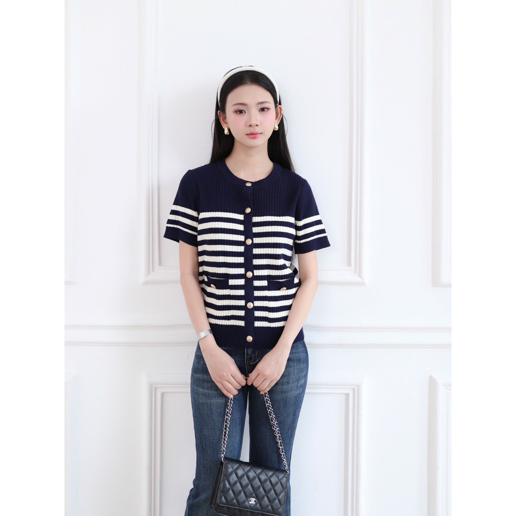 LIN CLOSET [AT1001] Áo len kiểu - JANUARY COLLECTION