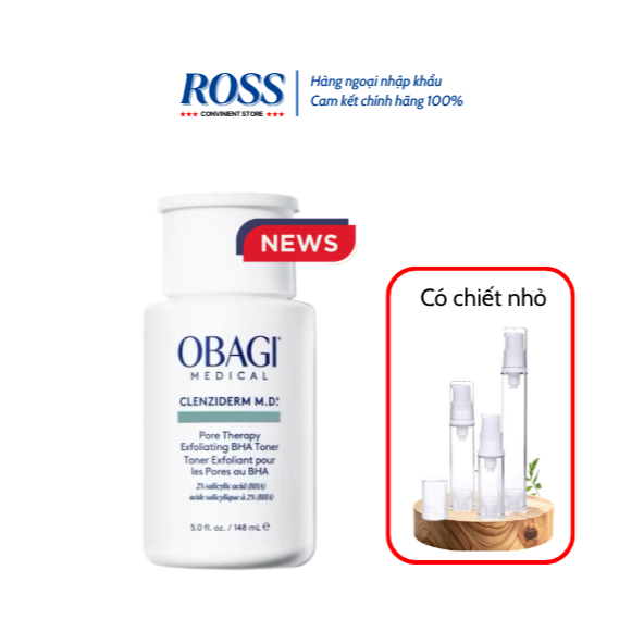 [BẢN MỚI DATE 2027] Chai chiết BHA Obagi chính hãng - nhập khẩu CTY