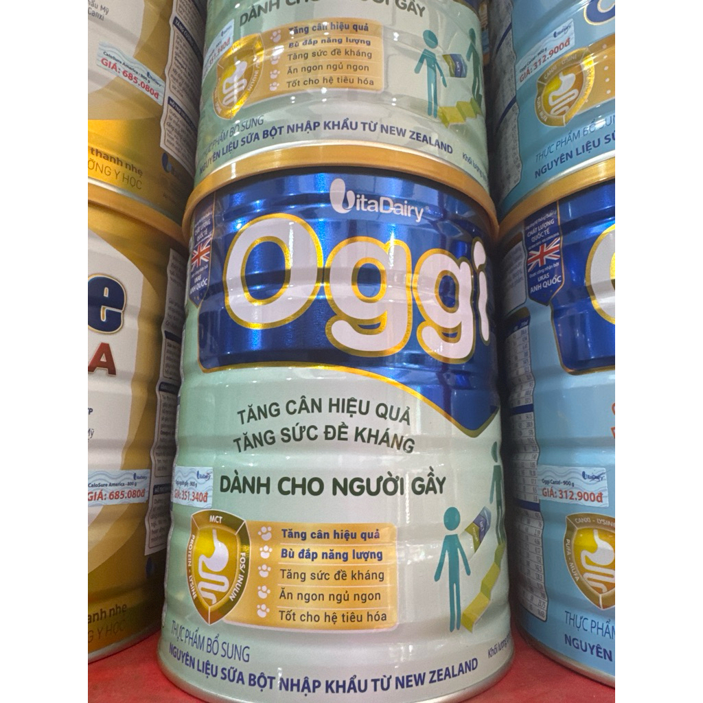 [VITADAIRY] sữa oggi lon 800g dành cho người gầy, tăng cân hiệu quả tăng sức đề kháng