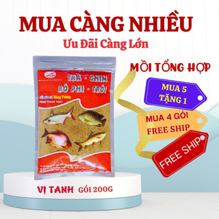 Mồi Câu Tổng Hợp Vị Tanh (200g) – Mồi Câu Cá Hùng Vương - Dụ Cá Nhanh – Bắt Cá Khỏe
