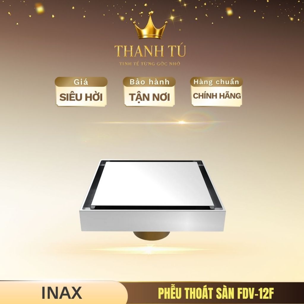 Phễu thoát sàn INAX FDV-12F ngăn mùi và thoát nước dễ dàng