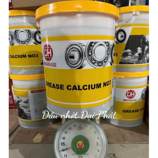 Xô 14KG Mỡ Bò Bôi Trơn Chịu Nhiệt có đĩa hút tiện lợi GREASE NO3 Nhập Khẩu loại đẹp bơm ô tô máy xúc xe cuốc, bôi vòng