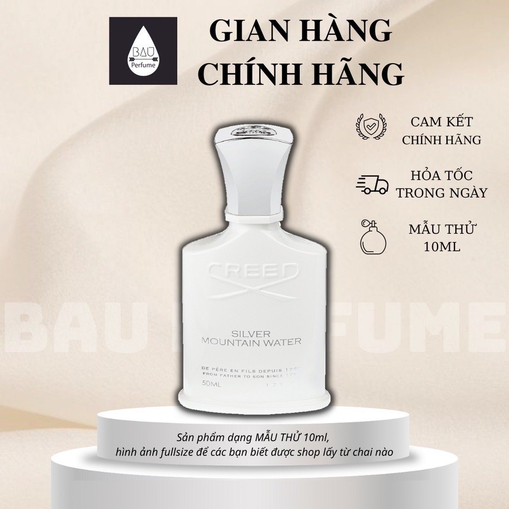 Nước hoa chính hãng Silver Mountain Water