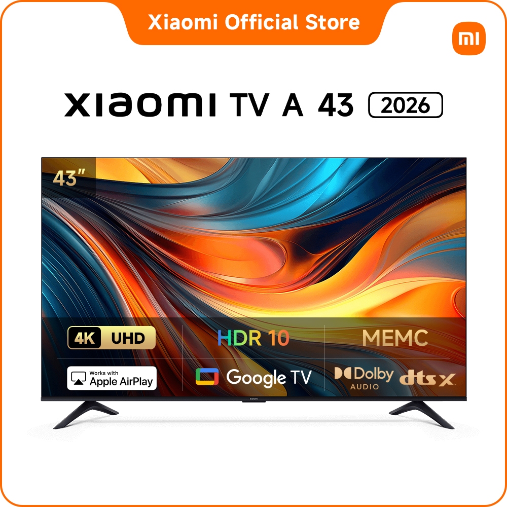 [TV Mới-Độc quyền online] Xiaomi TV A 43'' 2026(UHD) | Màn hình bảo vệ mắt 4K với chất lượng hình ảnh HDR | BigBuy360 - bigbuy360.vn