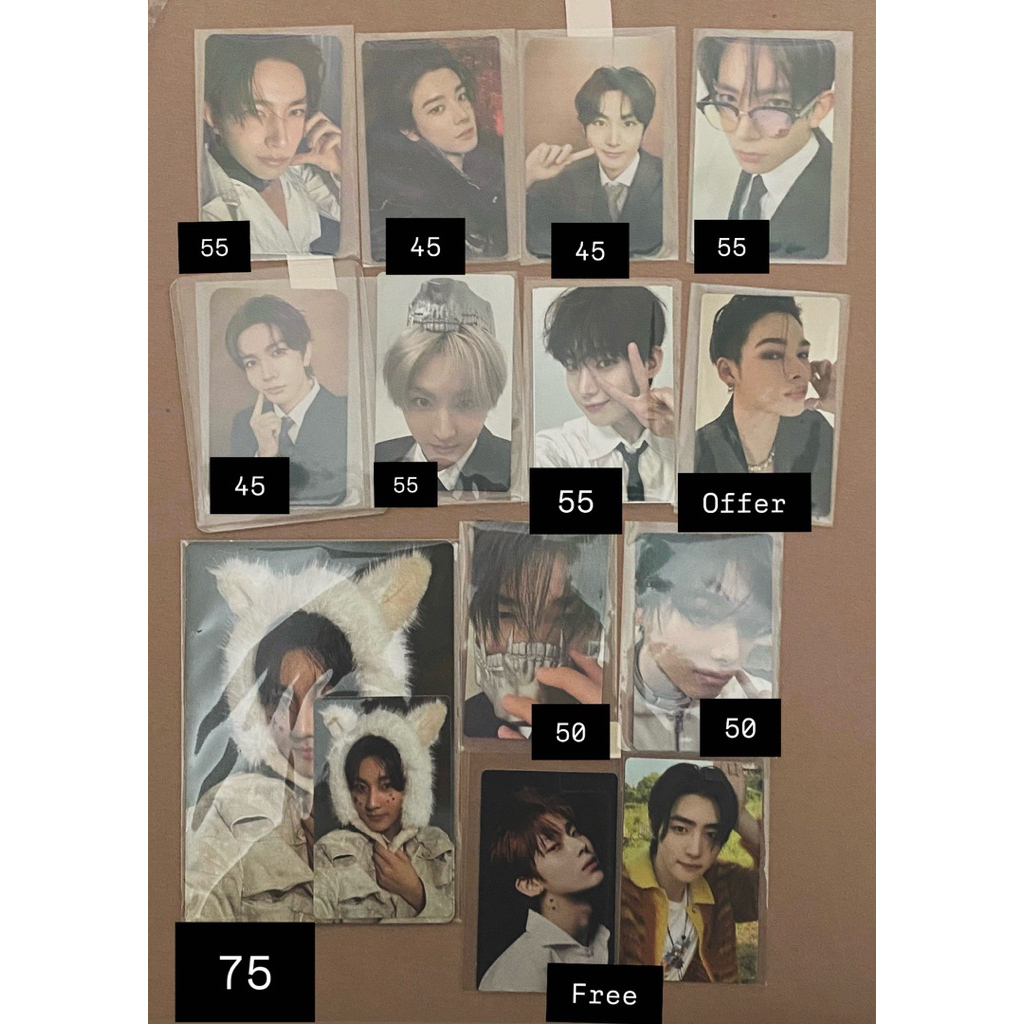 Card Enhypen Heeseung Jungwon Jake Ni-ki (off)