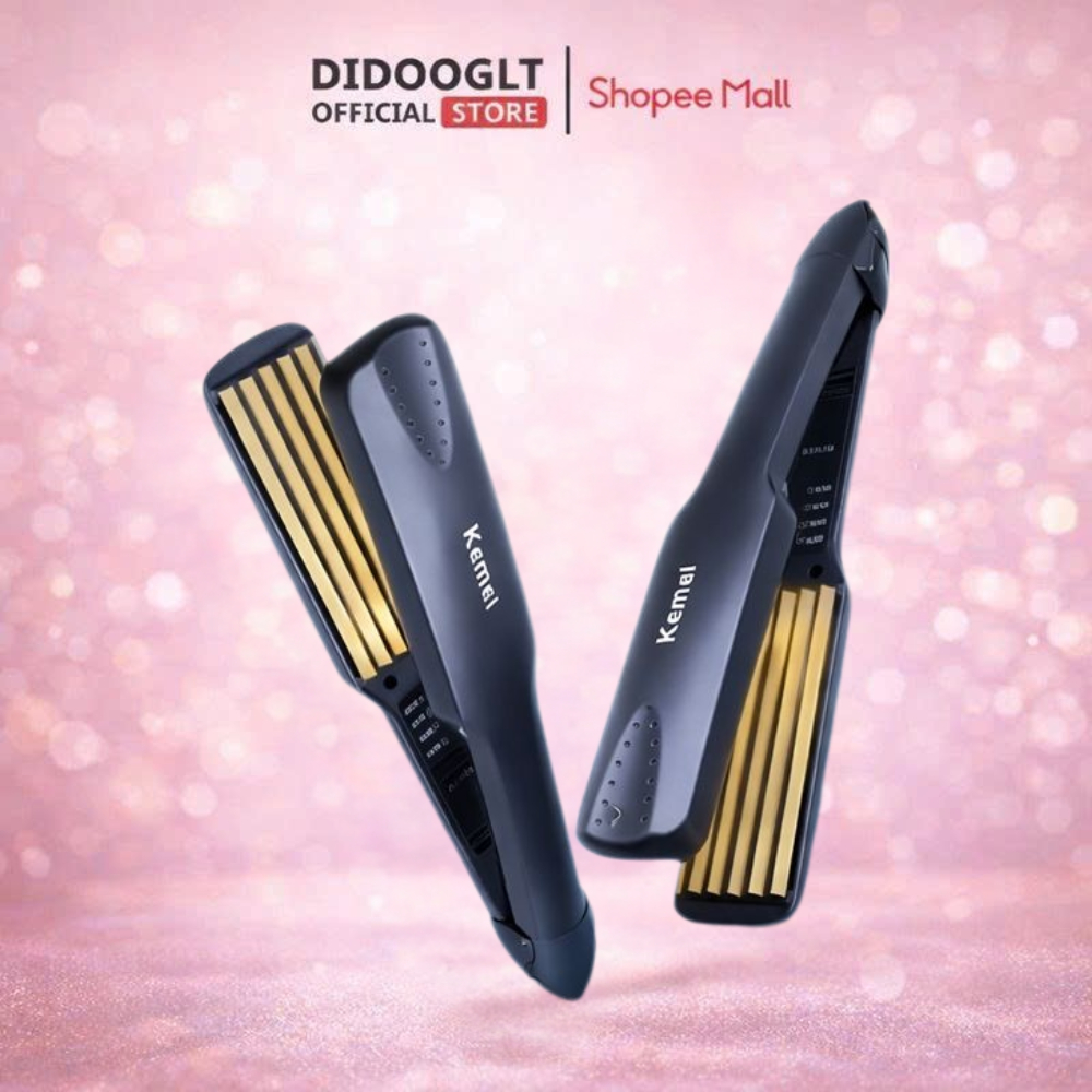 Máy Bấm Tóc Dập Xù Kemei Km-332 Didooglt, Máy Bấm Dập Phồng Chân Tóc Có 4 Mức Chỉnh Nhiệt