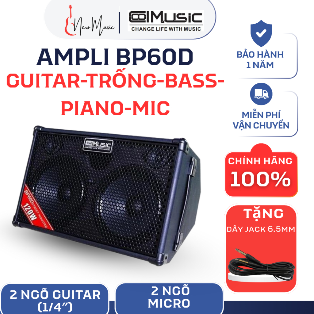 Ampli Coolmusic BP60D Đa Năng Chính Hãng | Newmusic