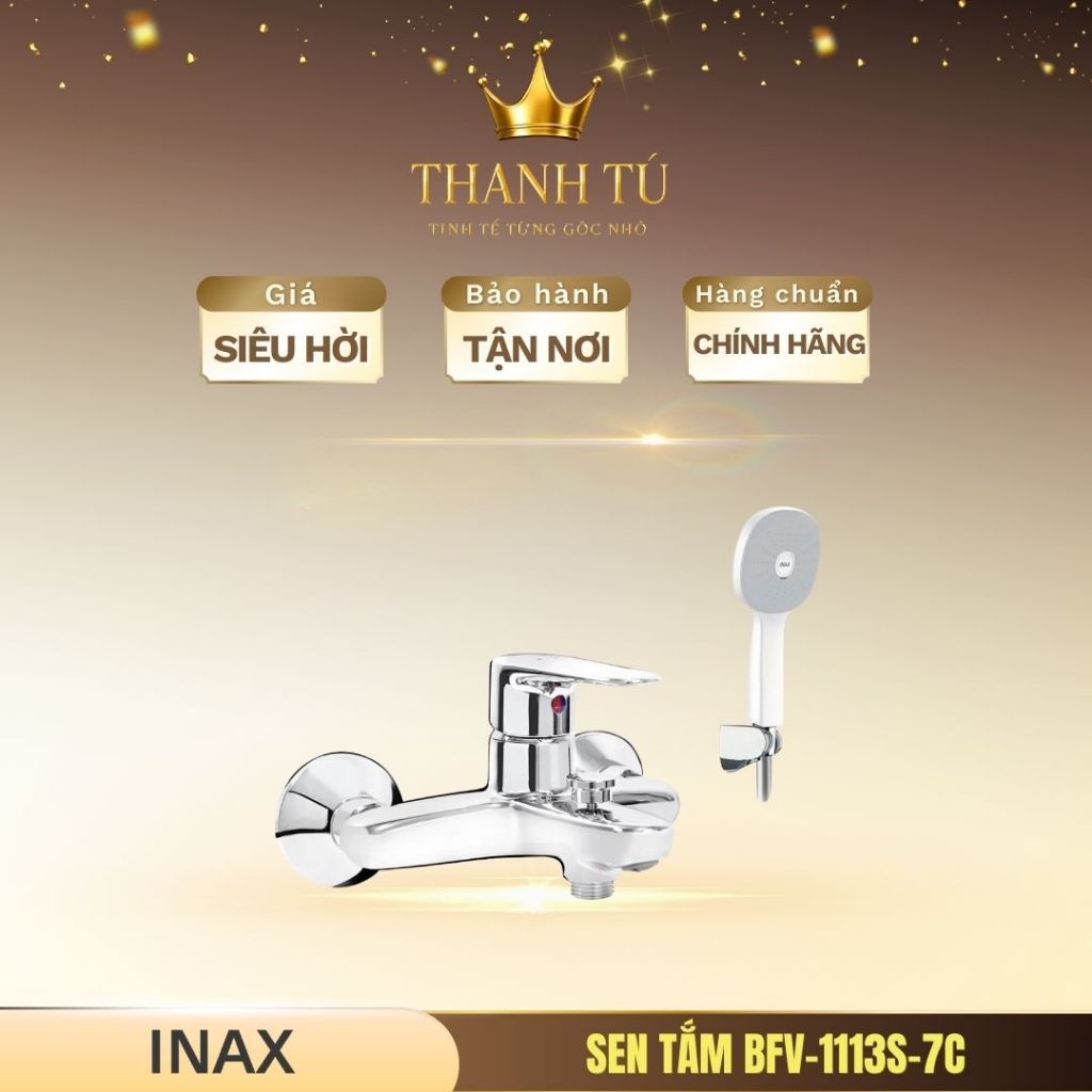 Sen tắm INAX nóng lạnh BFV-1113S-7C thiết kế tối giản, sang trọng