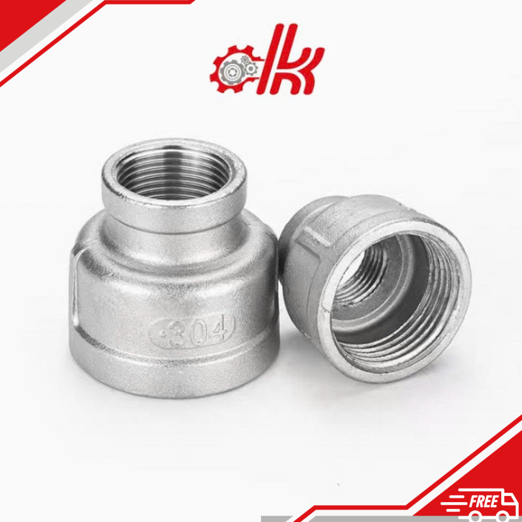 Bầu giảm ren sắt DN65, DN80, DN100