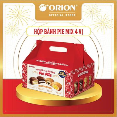 [LIVESTREAM] [ĐỘC QUYỀN] Hộp bánh Pie Orion mix 4 vị (697,5g)