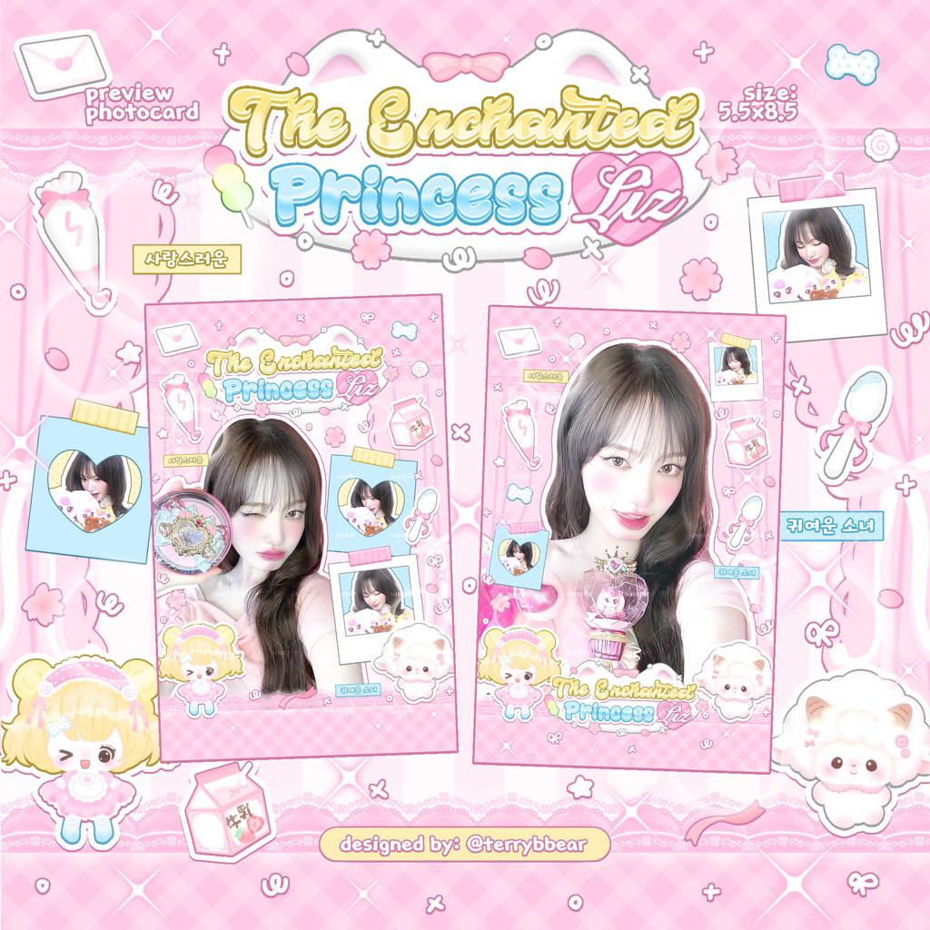 Photocard/Card des LIZ IVE 40/100 cái (hồng)