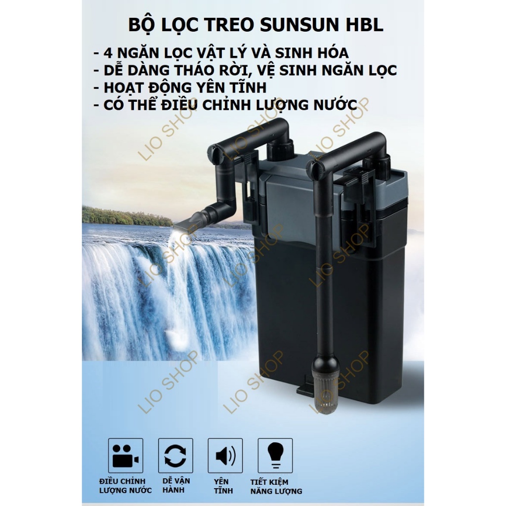 Lọc Treo SunSun HBL-801 / HBL-802 / HBL-803 | Nhỏ Gọn – Êm Ái – Tiết Kiệm Điện
